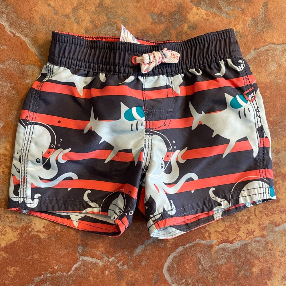 Baby GAP Shark and Octopus Swim Shorts